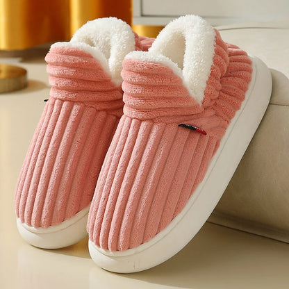 Evshine Plush Winter Furry Slippers