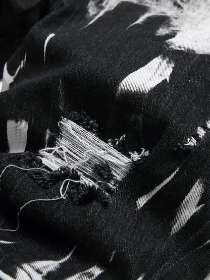 Slim Retro Denim Cargo Shorts