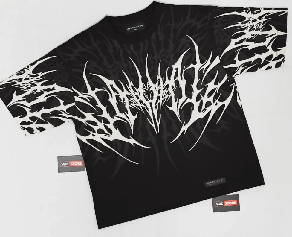 Y2K Cyberpunk Gothic Graphic Tee