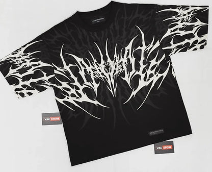 Y2K Cyberpunk Gothic Graphic Tee