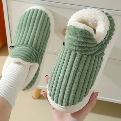 Evshine Plush Winter Furry Slippers