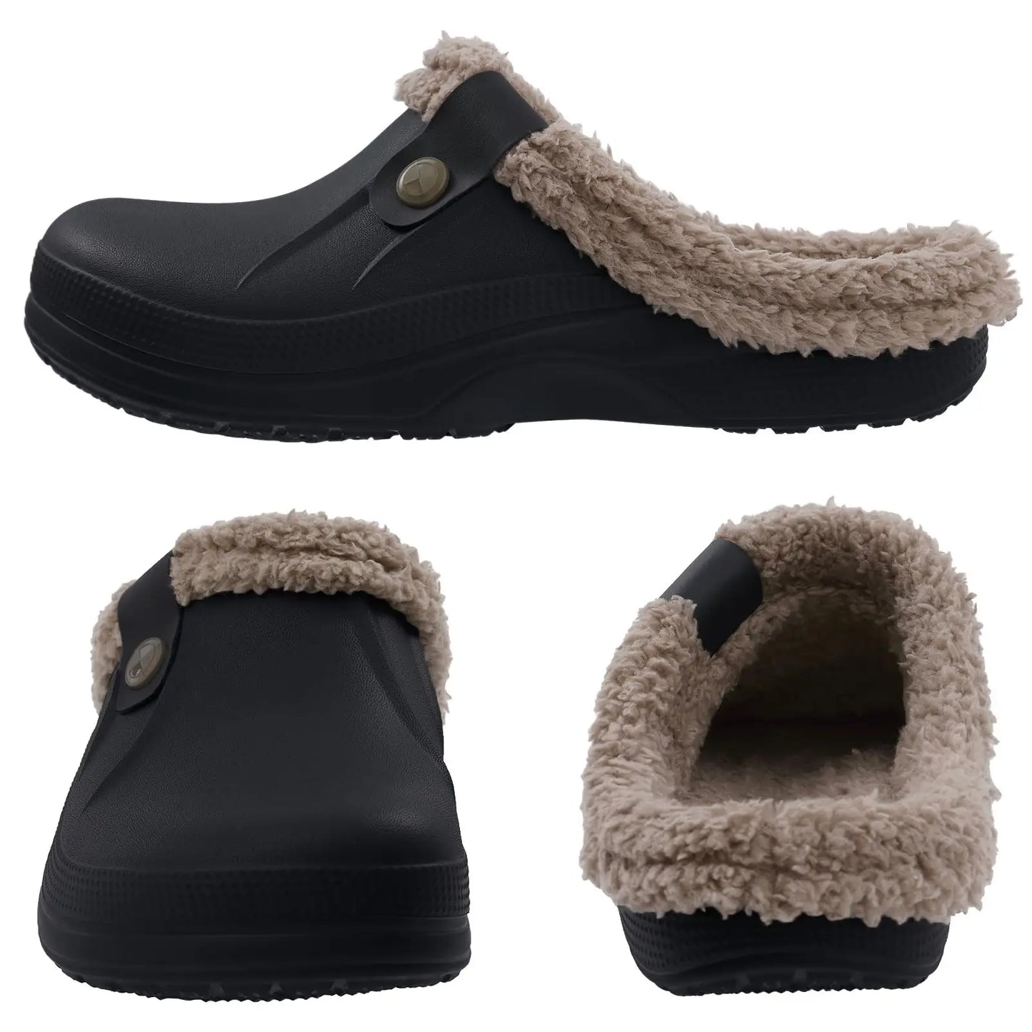 Unisex Plush Winter Cotton Slippers