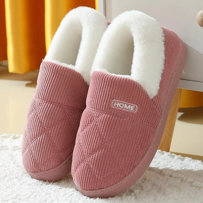 Evshine Plush Winter Furry Slippers
