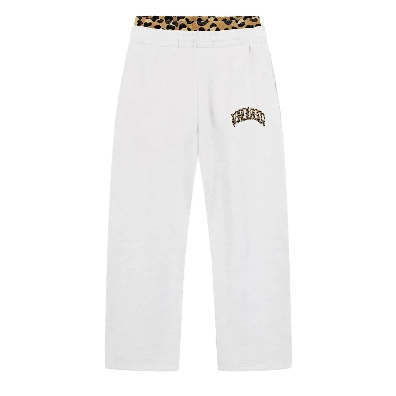 Retro Leopard Hoodie Sports Set