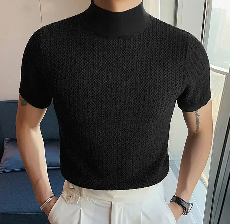 Men’s High Neck T-Shirt