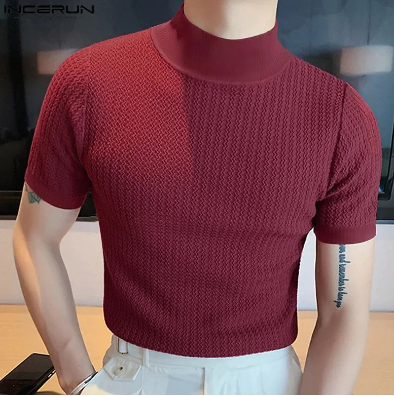 Men’s High Neck T-Shirt