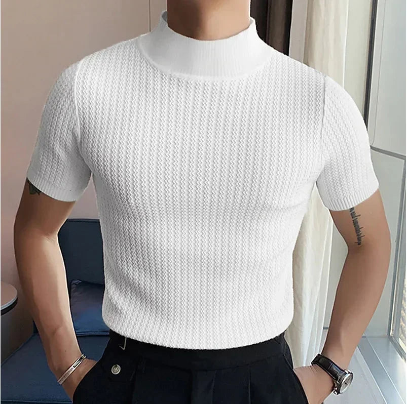Men’s High Neck T-Shirt