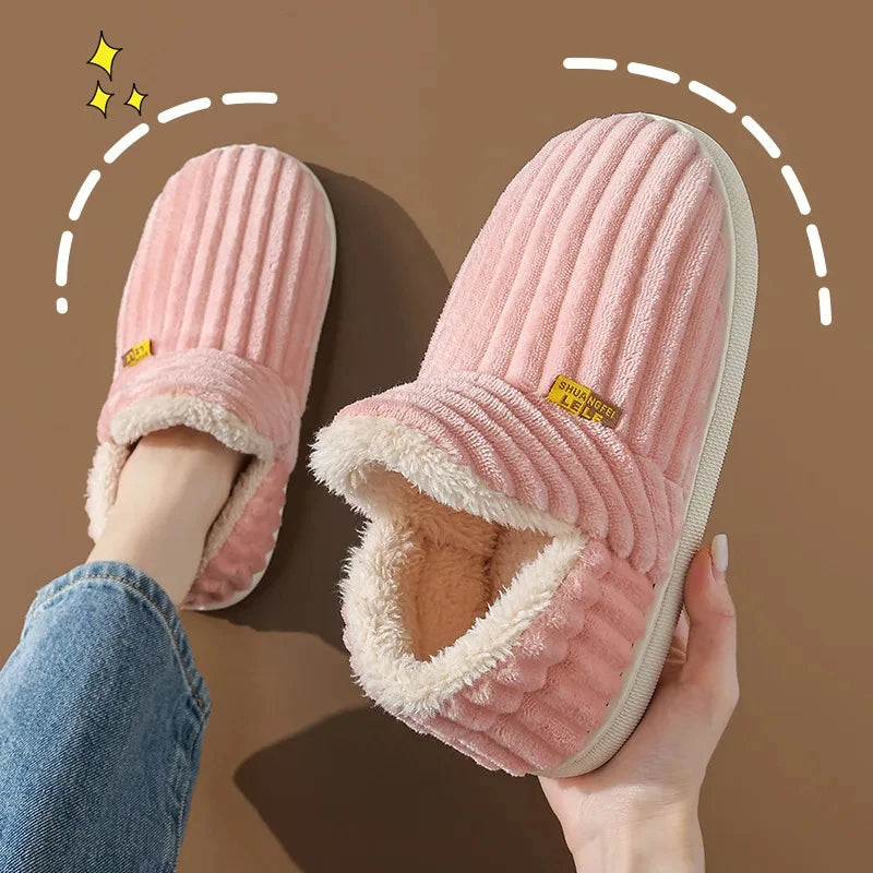 Evshine Plush Winter Furry Slippers