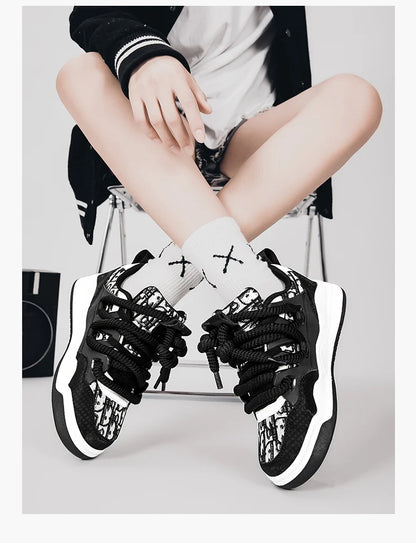 Dirty Rope Thick Sole Sneakers