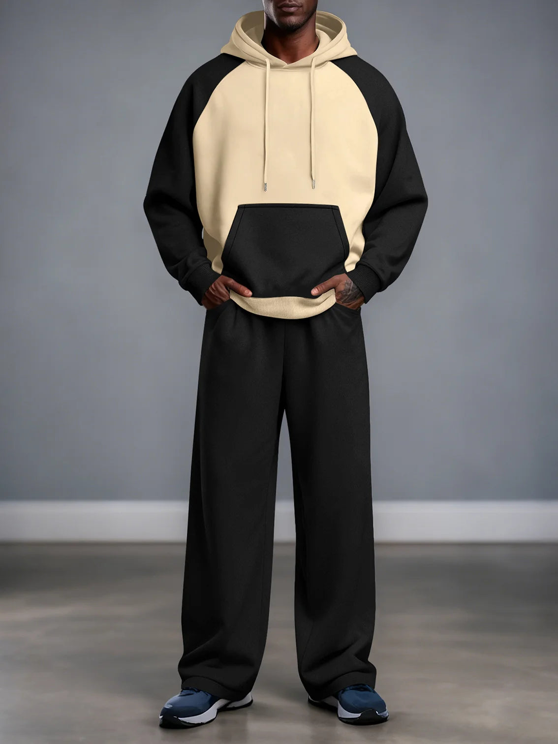 Velvet Hoodie Jogger Set