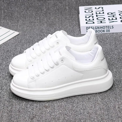 Red Lacquered Casual Skate Sneakers