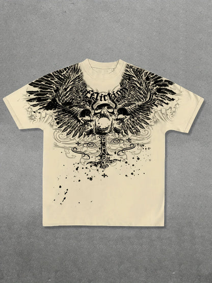 2025 Summer 3D Skull T-Shirt