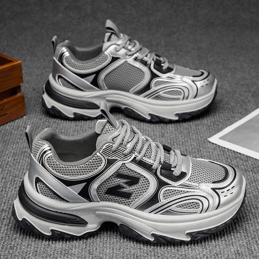 2025 Retro Thick-Soled Sneakers