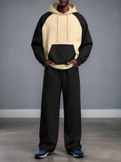 Velvet Hoodie Jogger Set