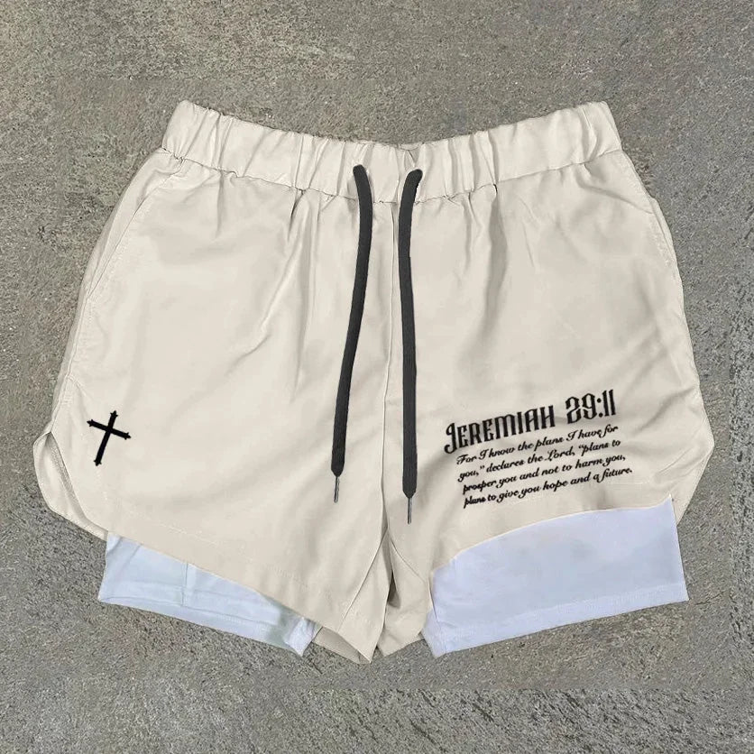 Breathable Summer Double-Layer Shorts