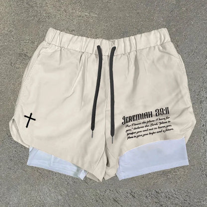 Breathable Summer Double-Layer Shorts