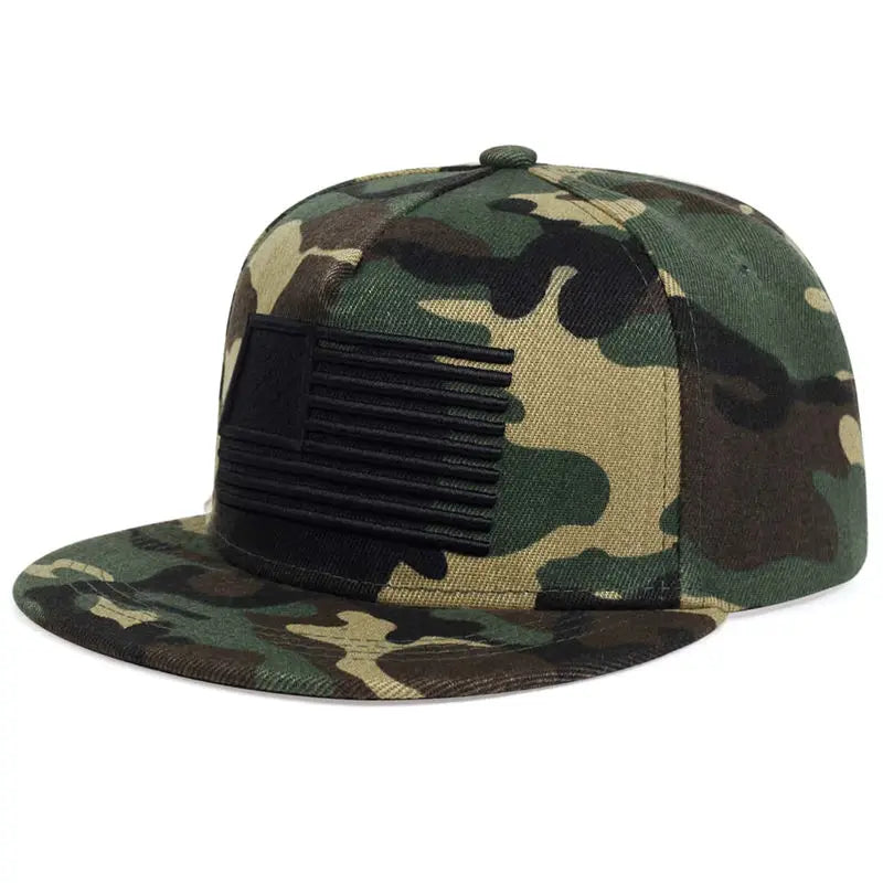 High-Quality Camouflage Snapback Cap