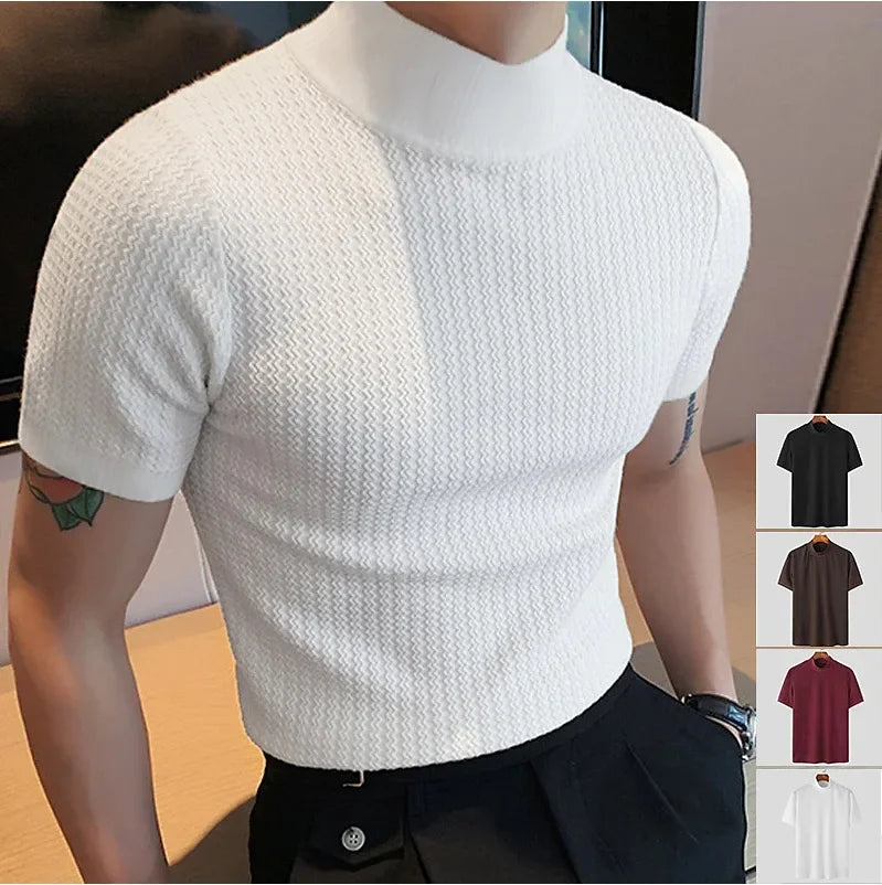 Men’s High Neck T-Shirt