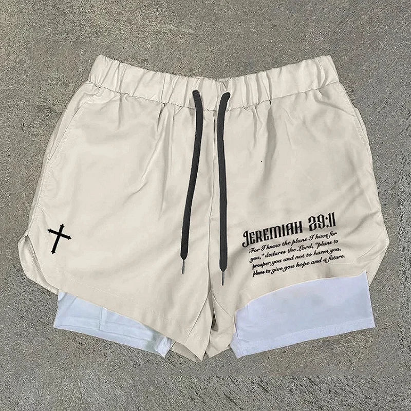 Breathable Summer Double-Layer Shorts