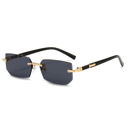 Rimless Rectangle Sunglasses Unisex