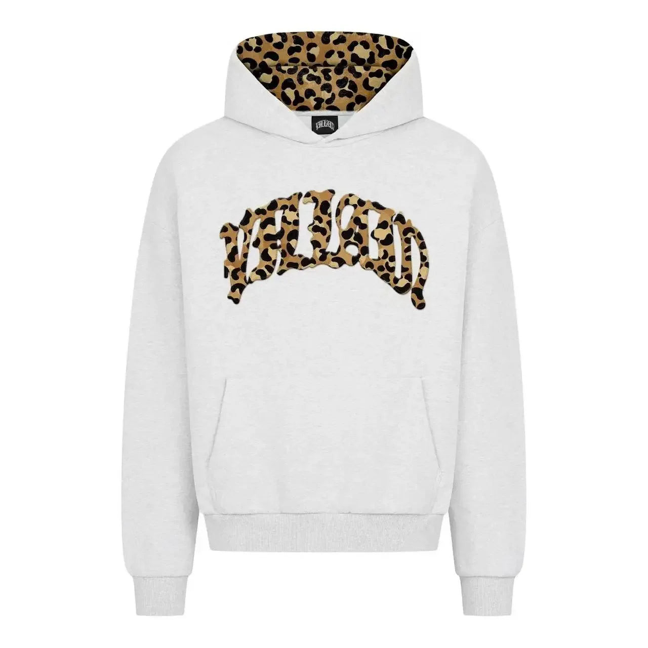 Retro Leopard Hoodie Sports Set