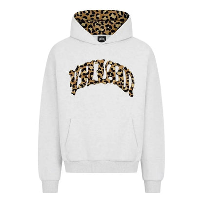 Retro Leopard Hoodie Sports Set