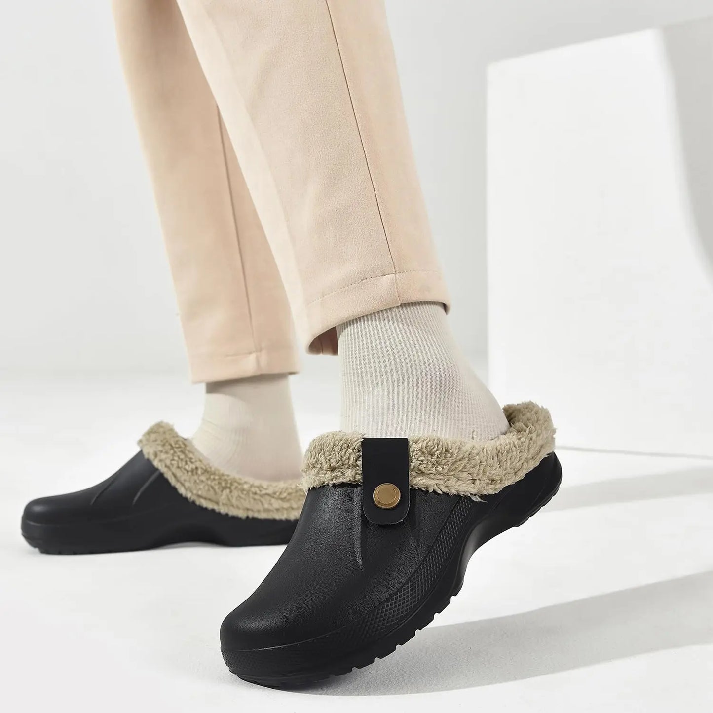 Unisex Plush Winter Cotton Slippers