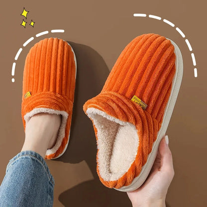 Evshine Plush Winter Furry Slippers