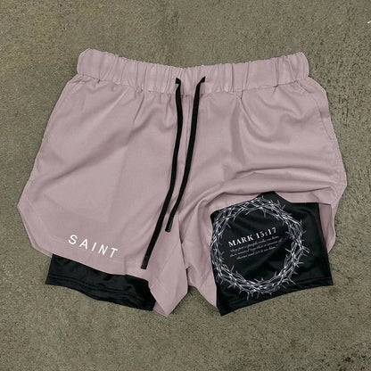 Breathable Summer Double-Layer Shorts