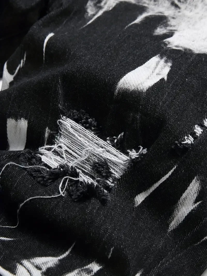 Slim Retro Denim Cargo Shorts