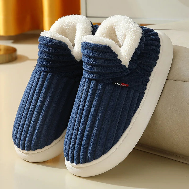 Evshine Plush Winter Furry Slippers