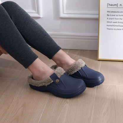 Unisex Plush Winter Cotton Slippers