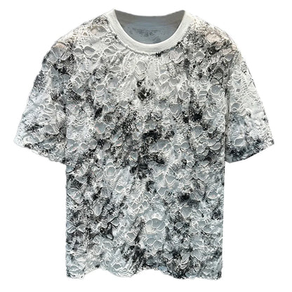 Men’s Tie-Dye Ripped T-Shirt