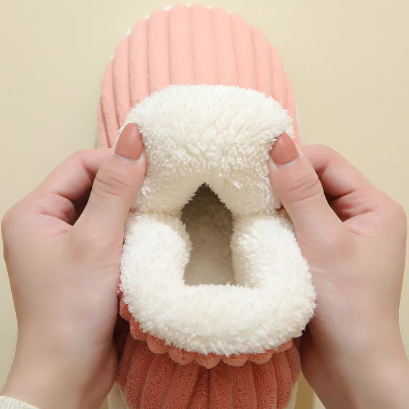 Evshine Plush Winter Furry Slippers