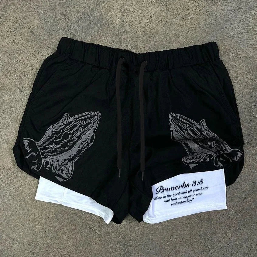 Breathable Summer Double-Layer Shorts