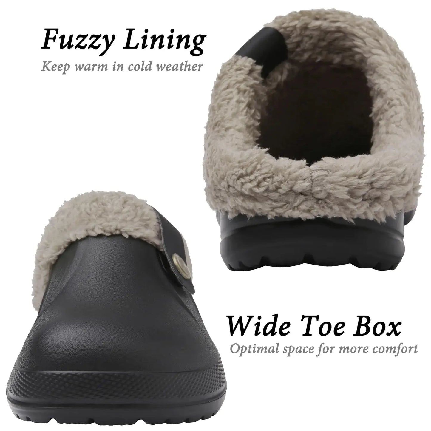 Unisex Plush Winter Cotton Slippers