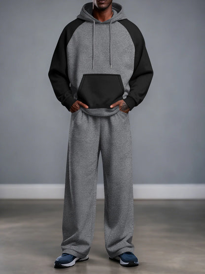 Velvet Hoodie Jogger Set