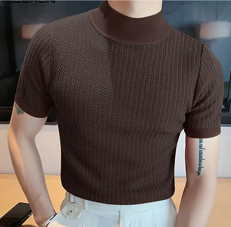 Men’s High Neck T-Shirt