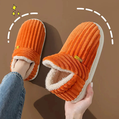 Evshine Plush Winter Furry Slippers
