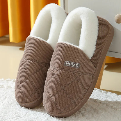 Evshine Plush Winter Furry Slippers
