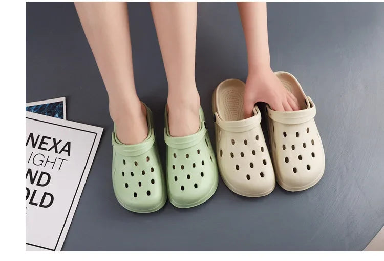 Unisex Summer Cross Toe Sandals