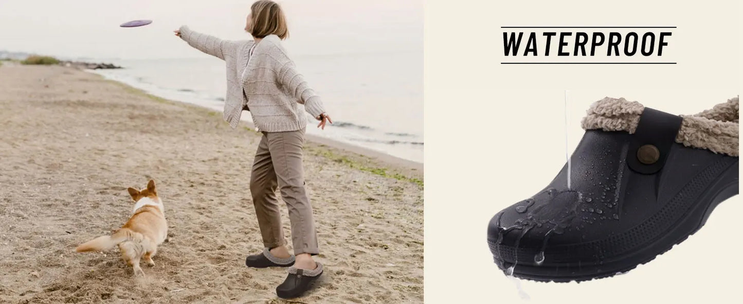 Unisex Plush Winter Cotton Slippers