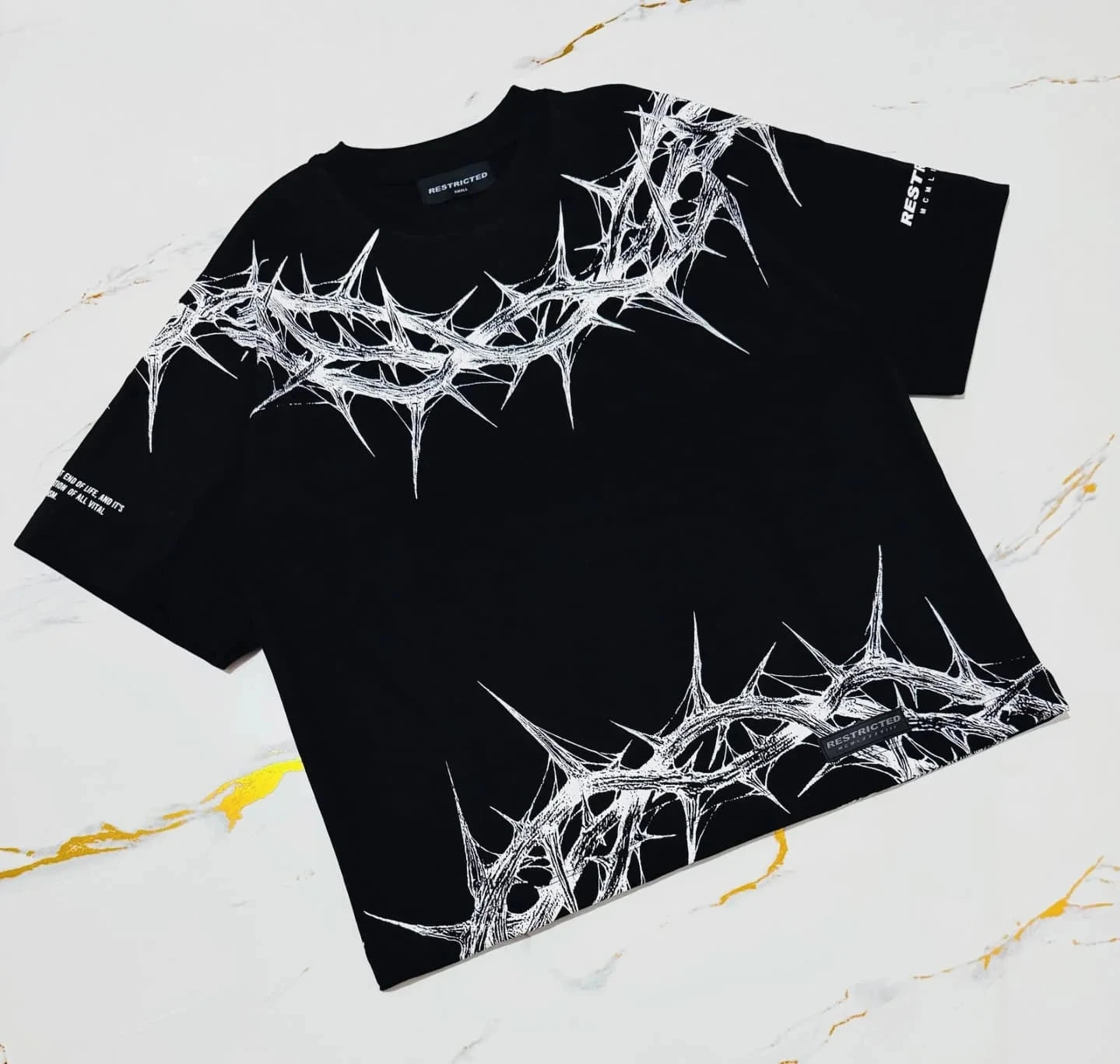 Y2K Cyberpunk Gothic Graphic Tee