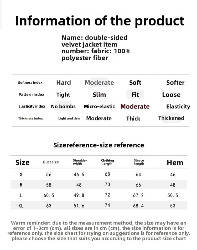 High-Street Double-Sided Fleece Jacket