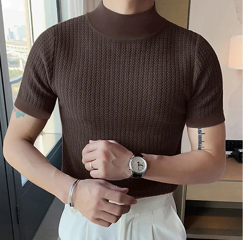 Men’s High Neck T-Shirt