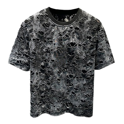 Men’s Tie-Dye Ripped T-Shirt
