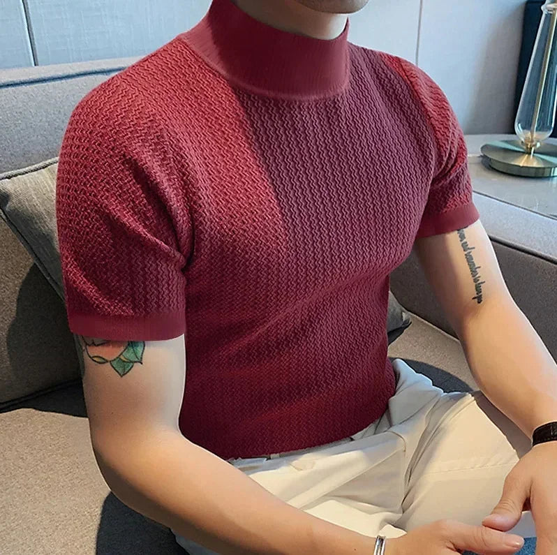 Men’s High Neck T-Shirt