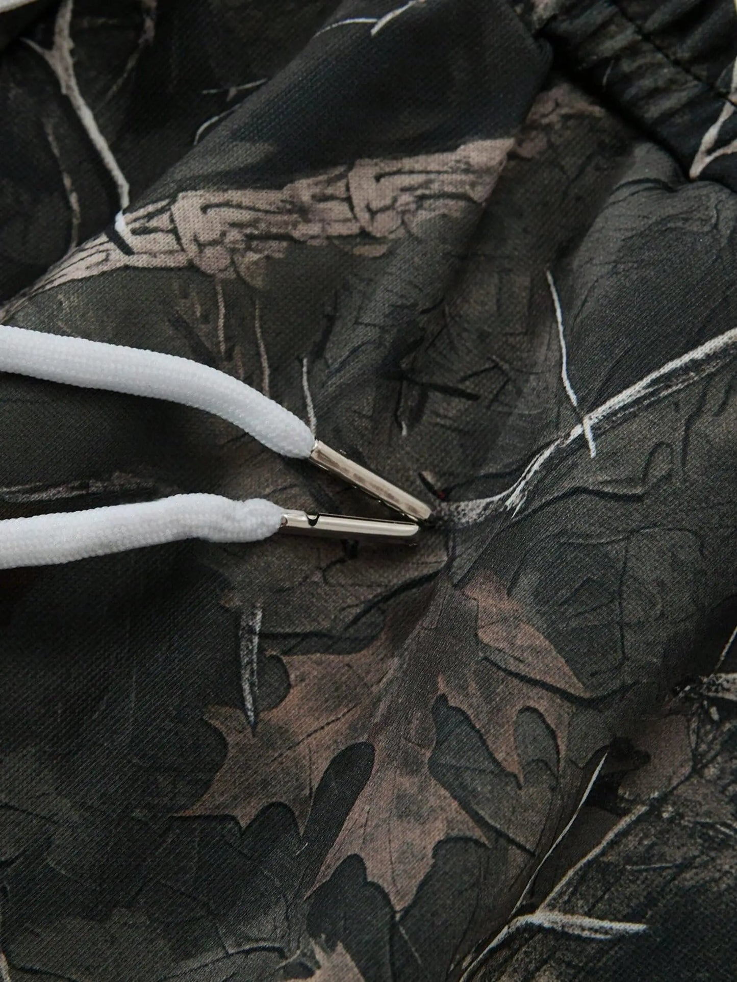 Y2K Camo Baggy Sweatpants Men