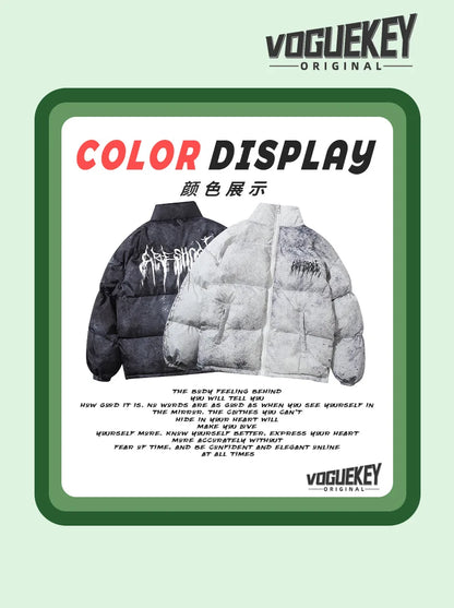 Couple’s Quilted Cotton Streetwear Jacket