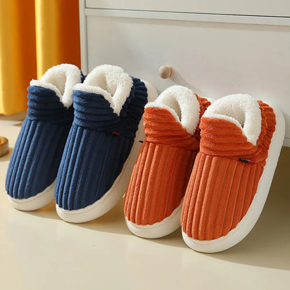 Evshine Plush Winter Furry Slippers